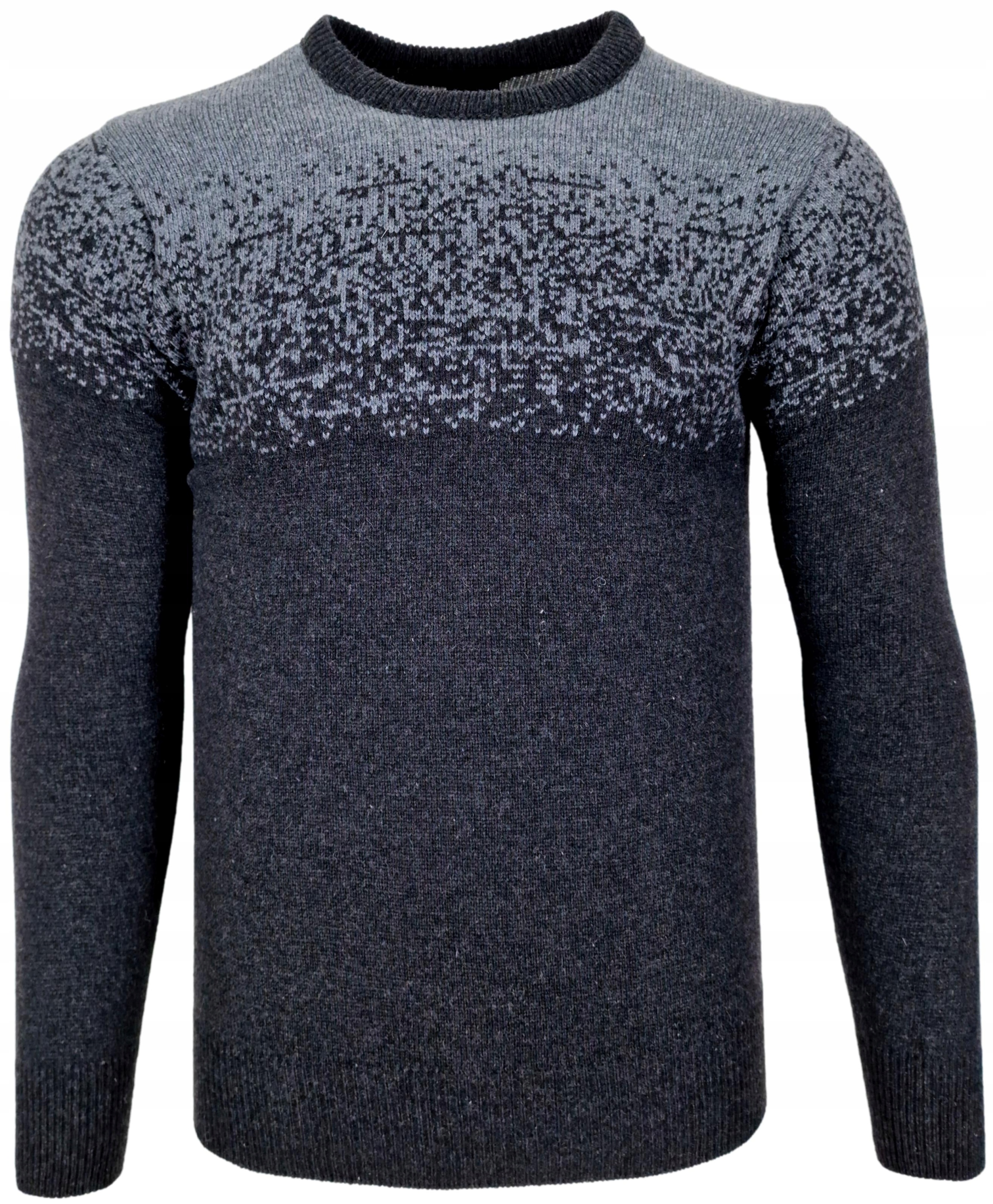 

Sweter męski wełniany we W324 ciepły r. M