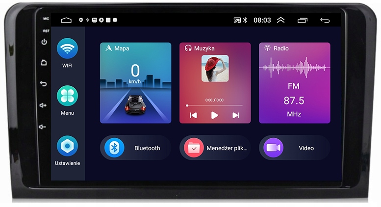 Радіо GPS Android BT MERCEDES ML W164 USB 32Gb
