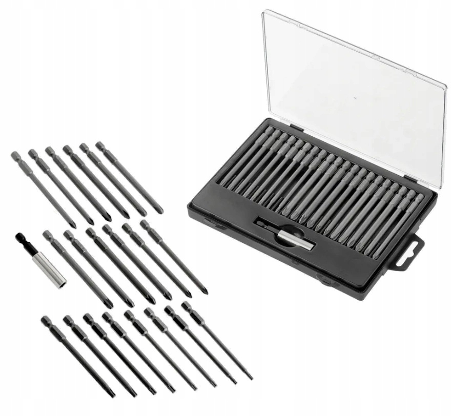 Bit Koncovka s křížovým šroubovákem Phillips Ph Pz Torx Sada 21 ks