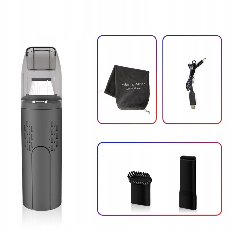 75W 4800pa міні портативний автомобільний пилосос US