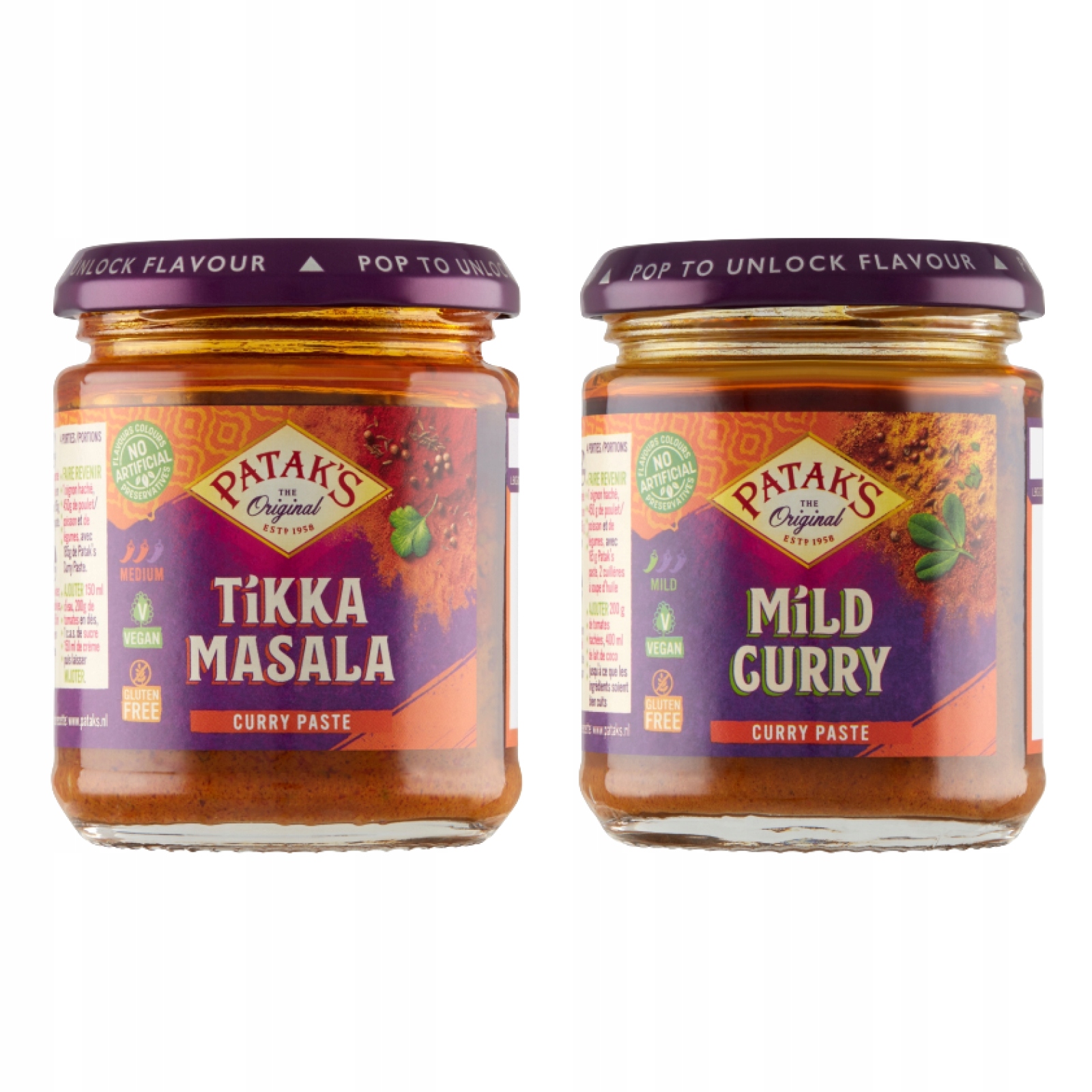 

Patak's Indyjska pasta tikka masala curry 2x165g