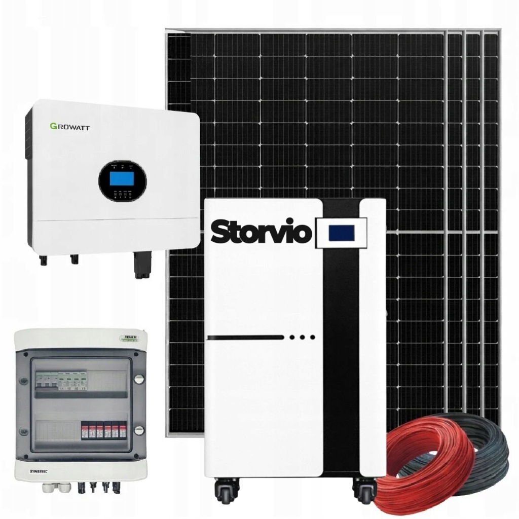 Fotovoltaický Set Off-grid Inwerter 6kW Sklad Energie LiFePO4 15kWh