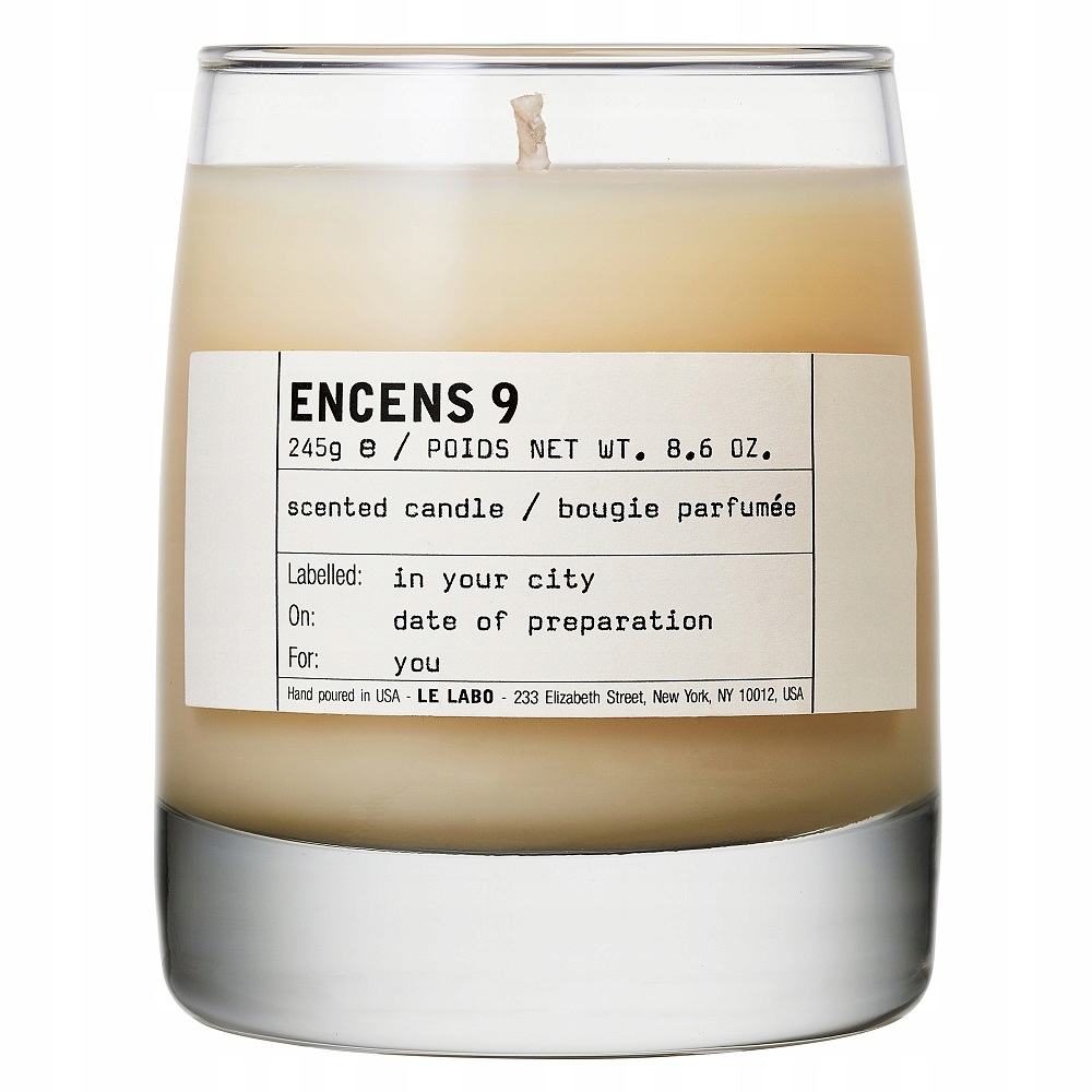 Le Labo Encens 9 Vonná Svíčka 245 G