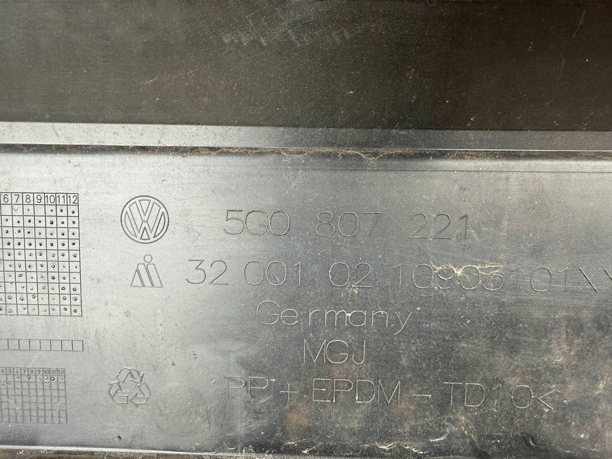 Vw Golf 7 VII 14- bumper front front