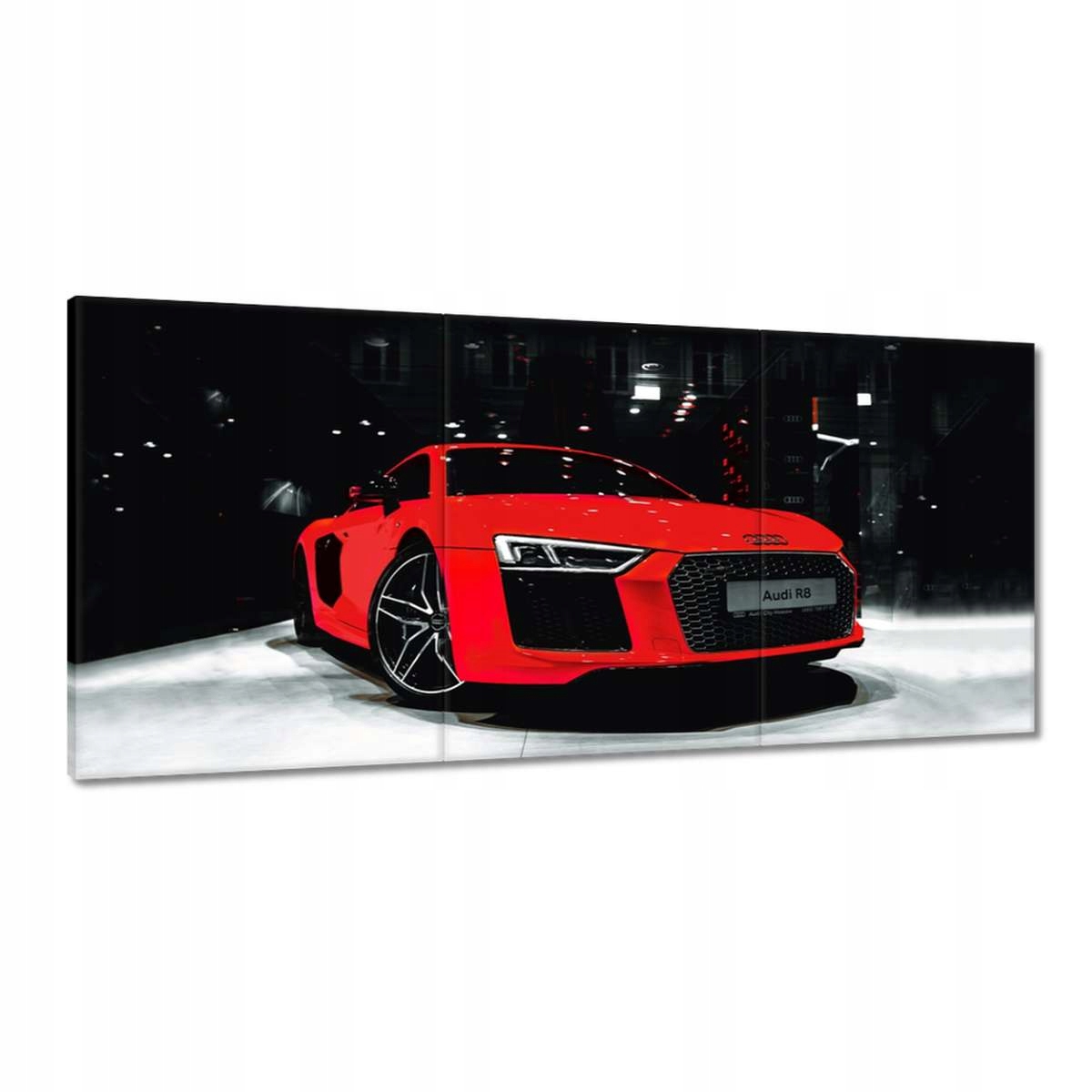 Obrazy 210x100 Červené Audi Audica R8