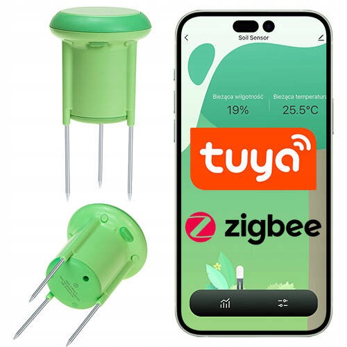 Inteligentní senzor vlhkosti a teploty půdy Zigbee IP66 Tuya
