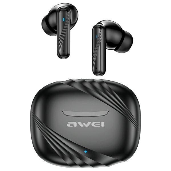 Awei słuchawki Bluetooth 5.3 TA6 Anc+ stacja dokująca czarny/black