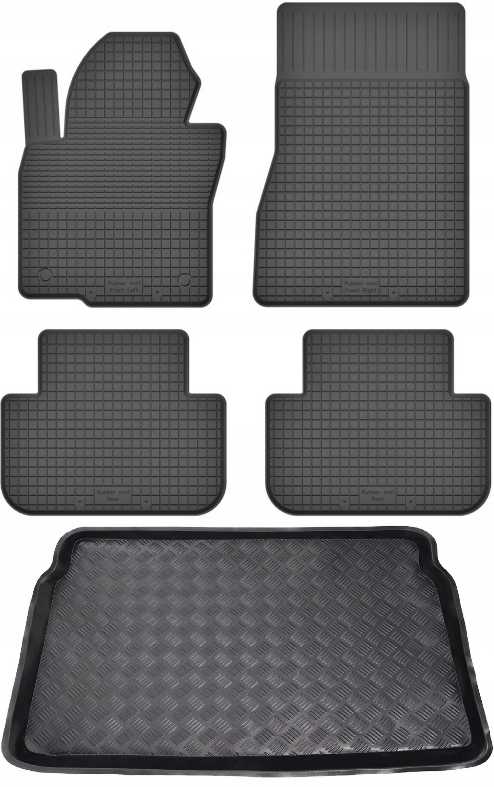 Килимки Суміш-Пластик gumowe2057cxy19 5 el.