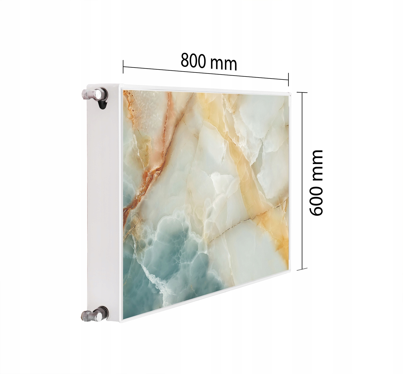 Magnetická Krytka Na Radiátor 80x60 Marmur Mata Magnet