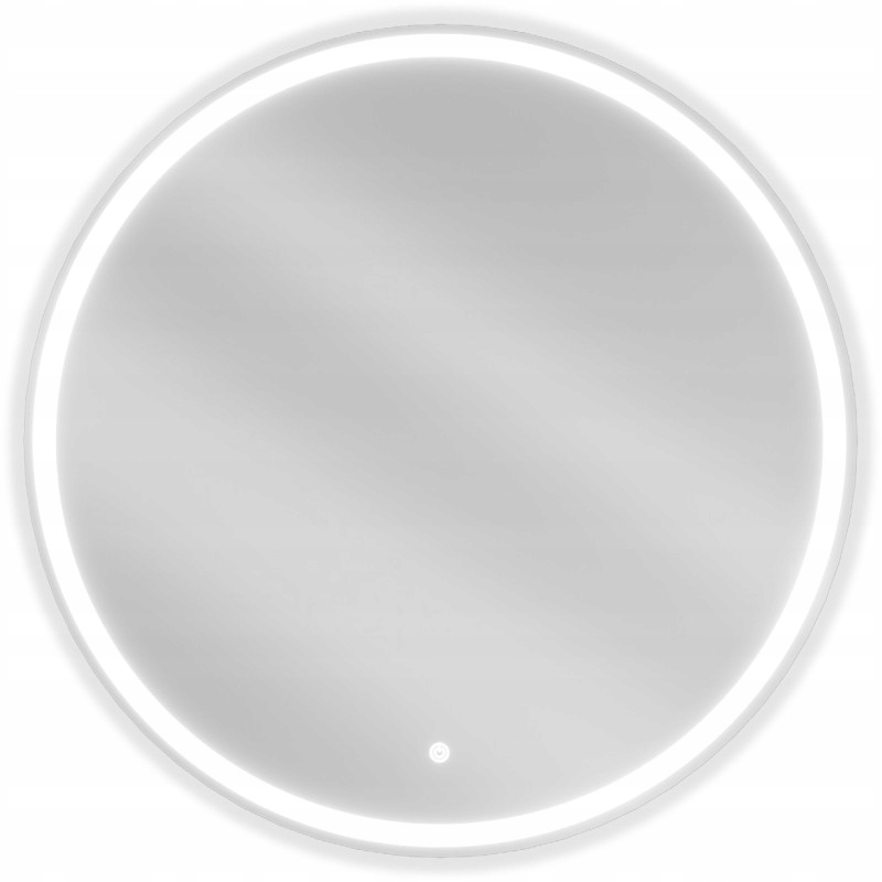 Mexen Gobi podsvícené koupelnové zrcadlo 80 x 80 cm, Led 6000K, ventilátor