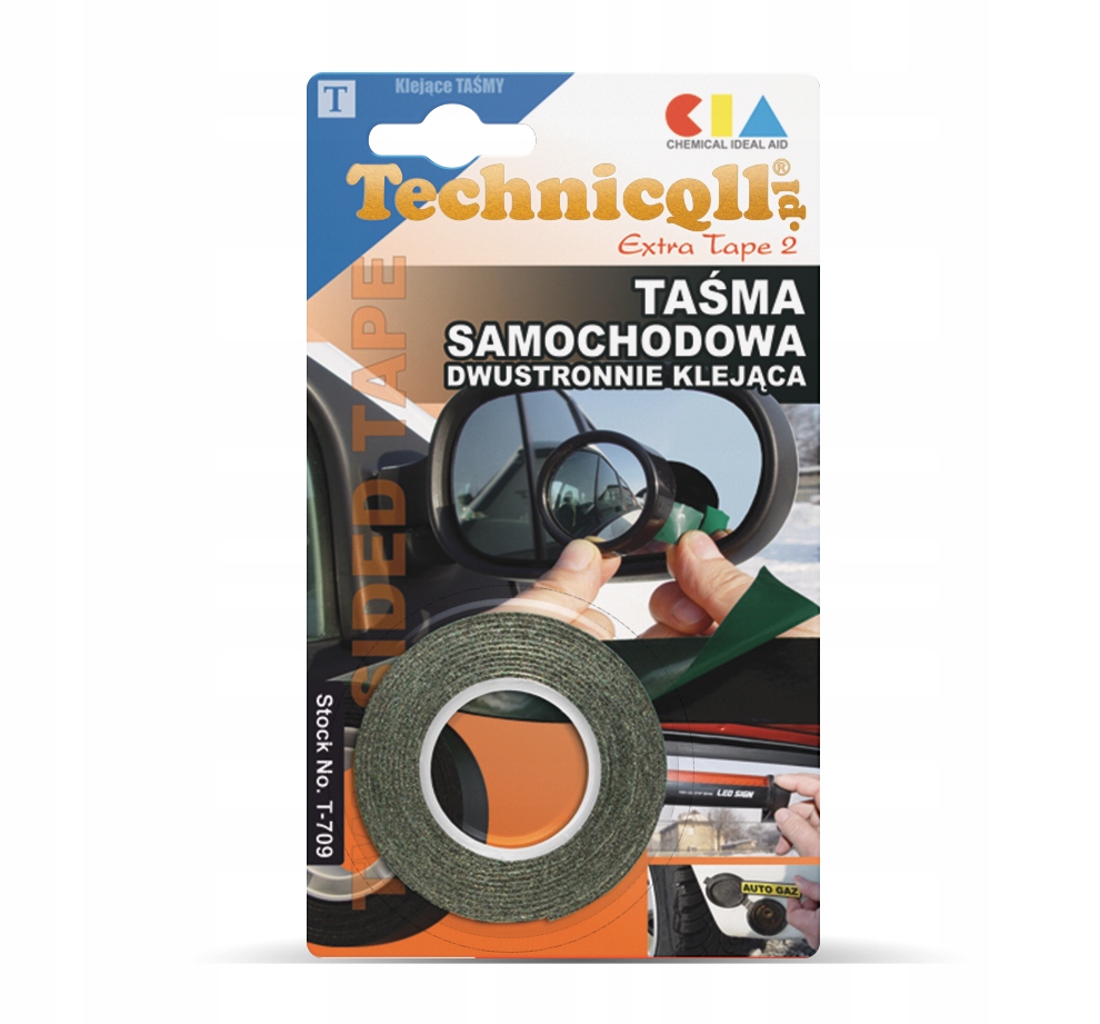TAŚMA SAMOCHODOWA DWUSTRONNA 1500x19mm TECHNICQLL