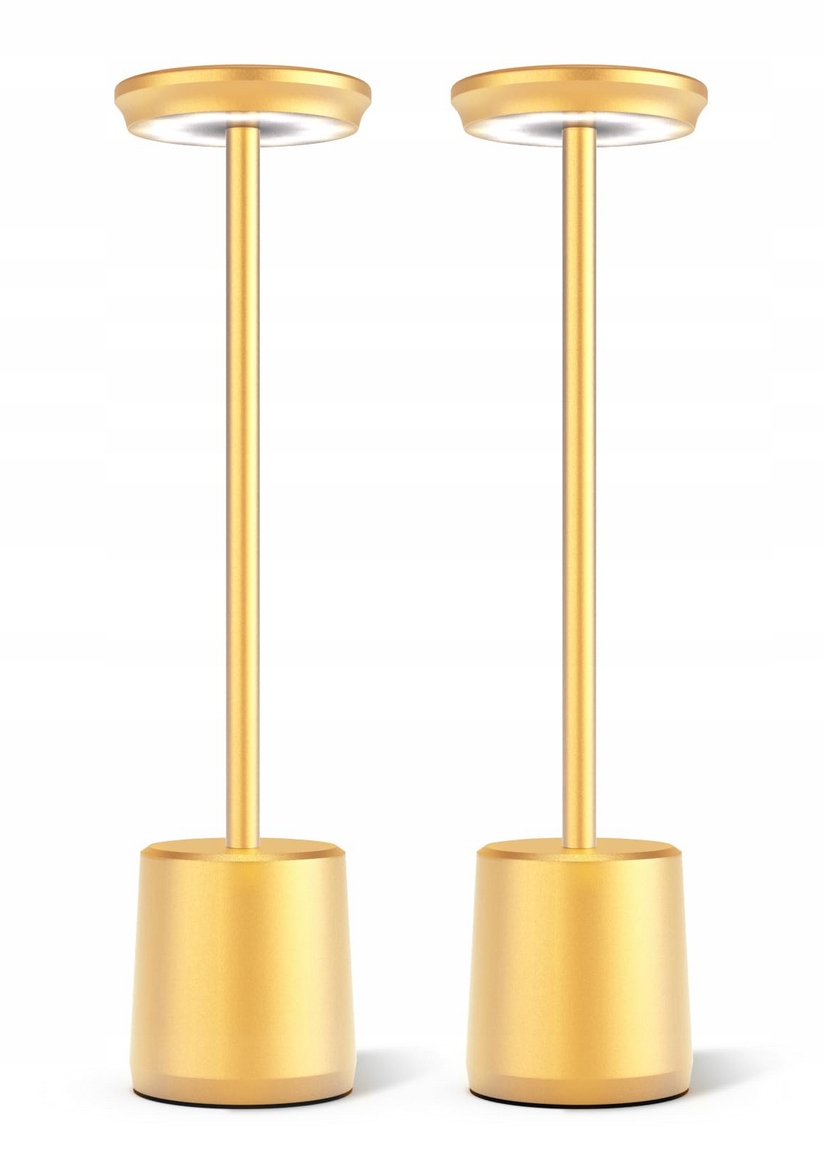 Bezprzewodowa Lampka Nocna Dotykowa Led Do Restauracji Hotelu 3 Tryby 2szt