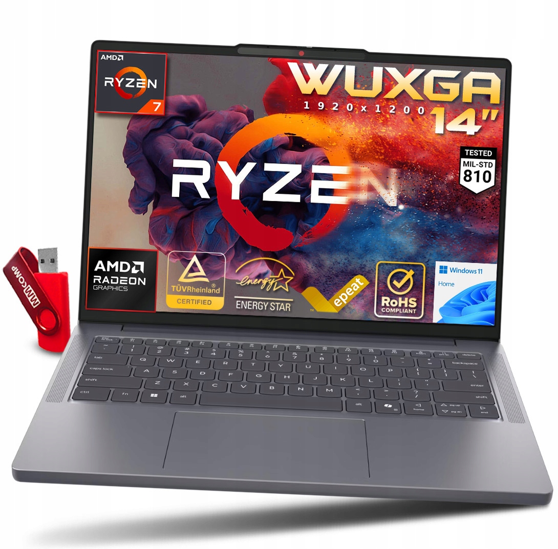 Notebook Lenovo IdeaPad Slim 3 R7 8840HS 8GB 512GB Ssd Wuxga Ips Spoľahlivý