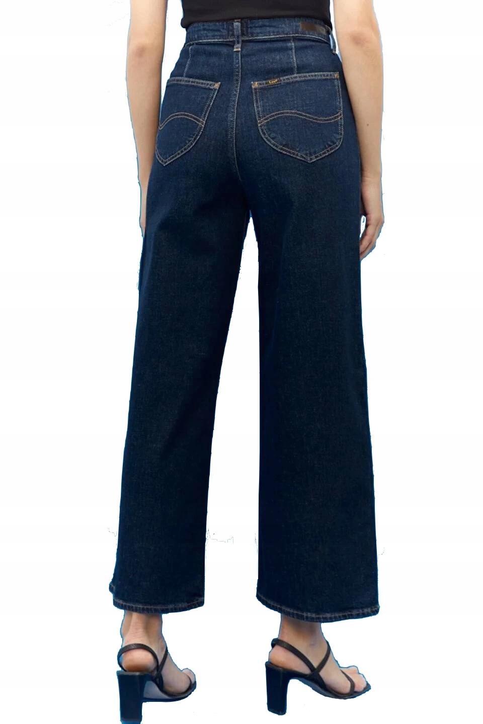 Damskie spodnie szwedy Lee Stella A Line Dark Stone L31SJLAS 25/33