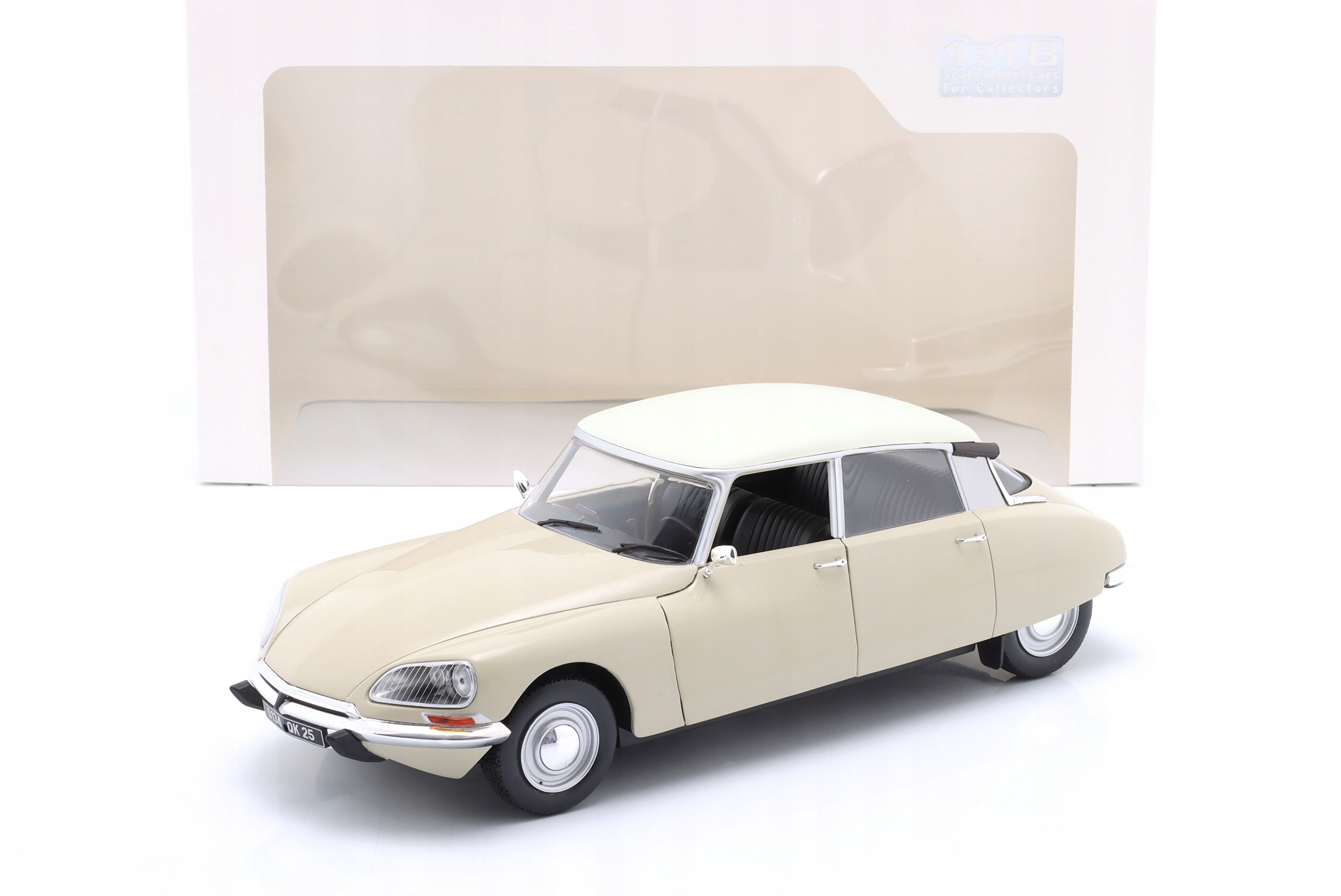 Solido Citroen D Special 1972 Béžová/Bílá 1:18