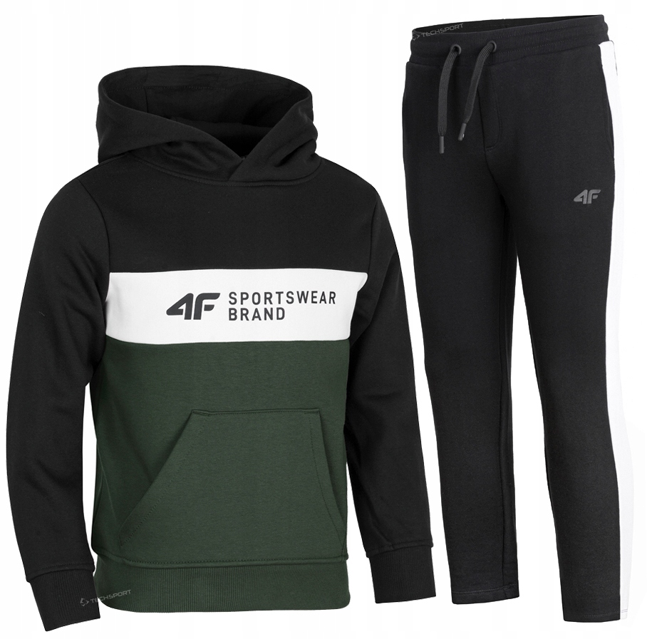 

4F Chłopięcy Dres Komplet Bluza Spodnie 158