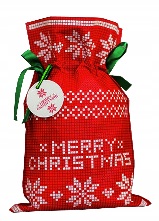 WOREK PREZENT MIKOŁAJ BOŻE NARODZENIE ŚWIĘTA 20x30