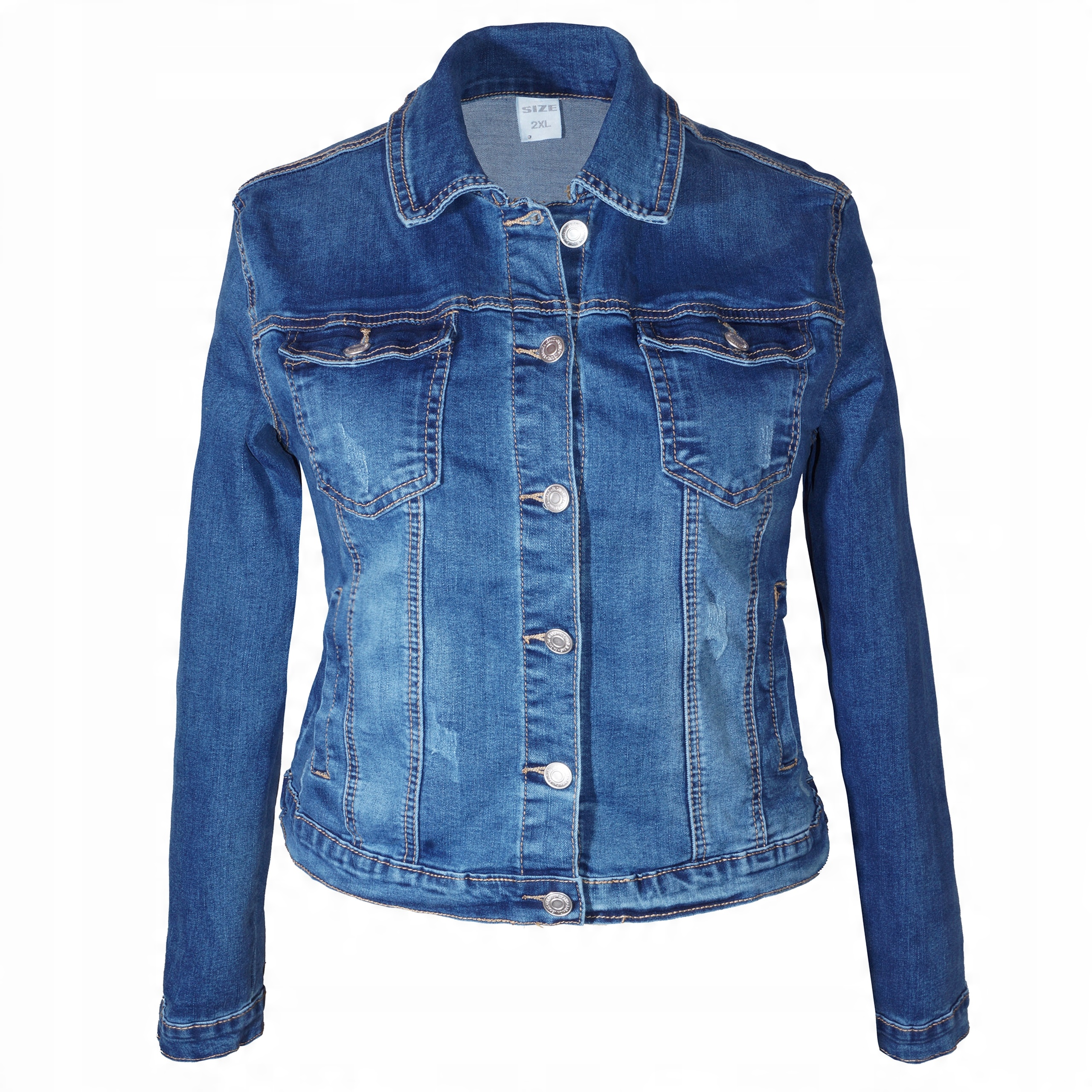 

Kurtka Jeansowa Jeans Katana elastan Bawełna 44
