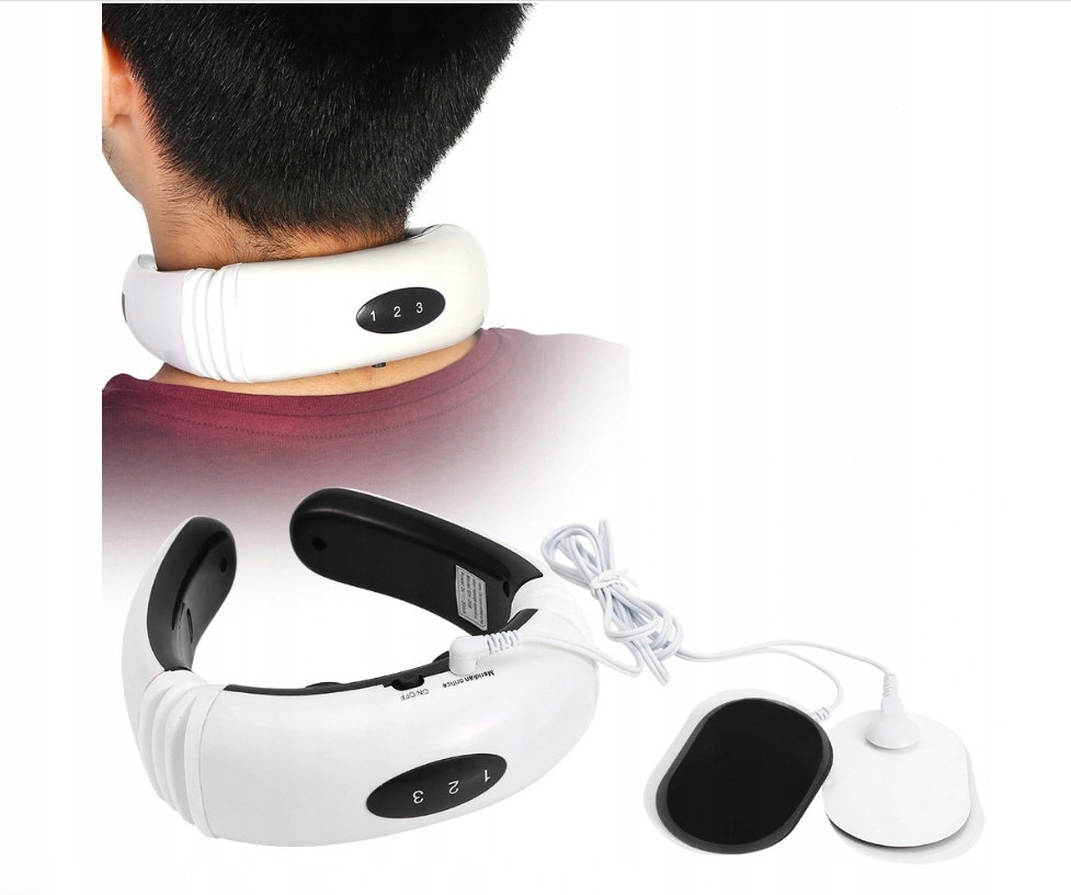 MASAŻER KARKU ELEKTROSTYMULATOR SZYI RAMION PLECÓW Marka inna marka