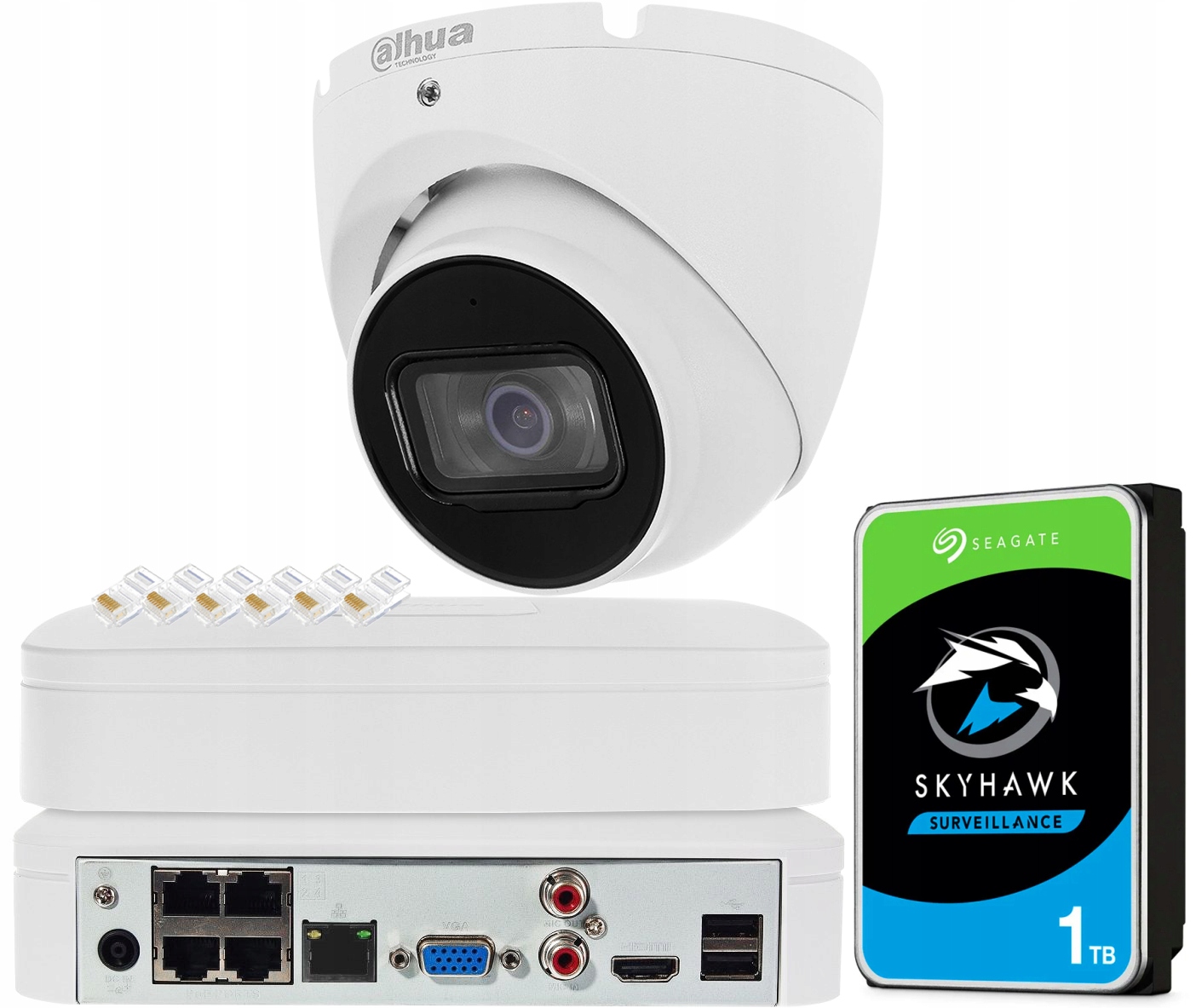 Sada na monitorovanie Dahua 1x Kamera IPC-HDW1530T-0280B-S6 5Mpx PoE Aplikácia