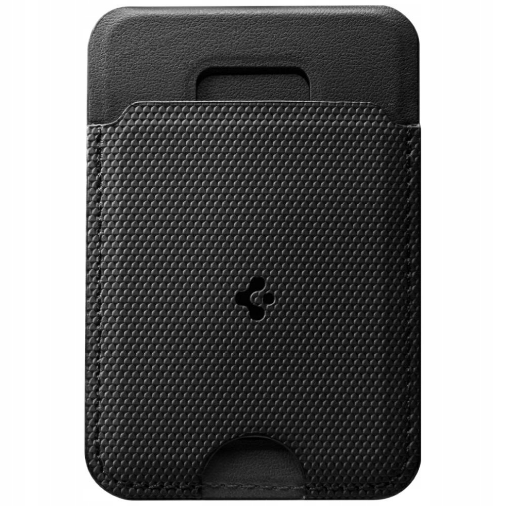 Magnetická peněženka Spigen S314-3 Slim Fold Tripod MagSafe černá