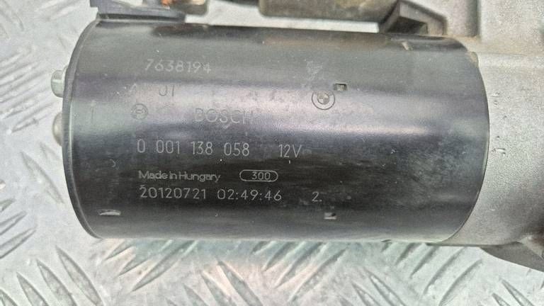 BMW 3 F31 328i starter 7638194 N20B20A
