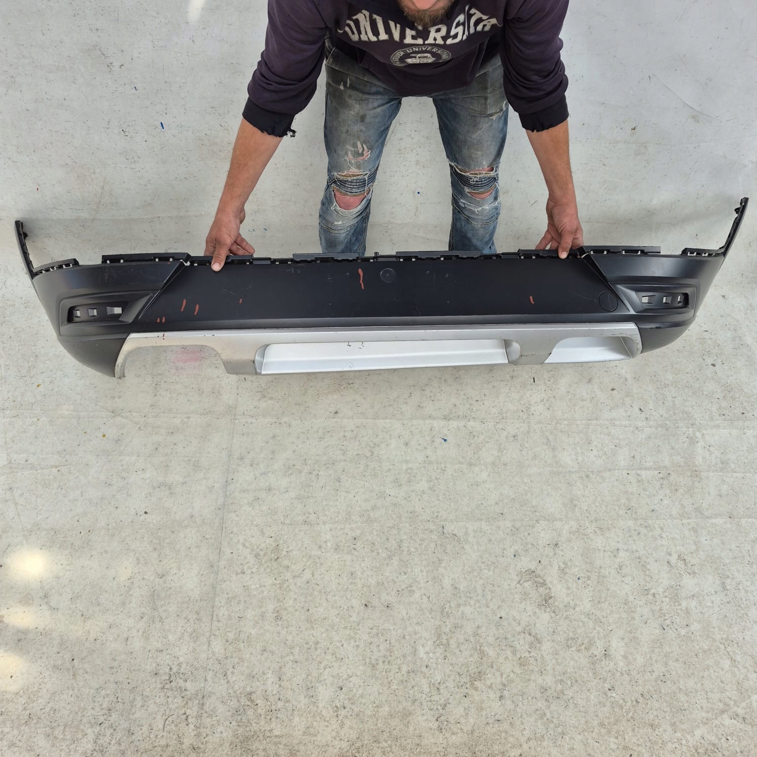 SEAT LEON X-PERIENCE 14- SPOILER diffuser bumper rear part 5F9807521B