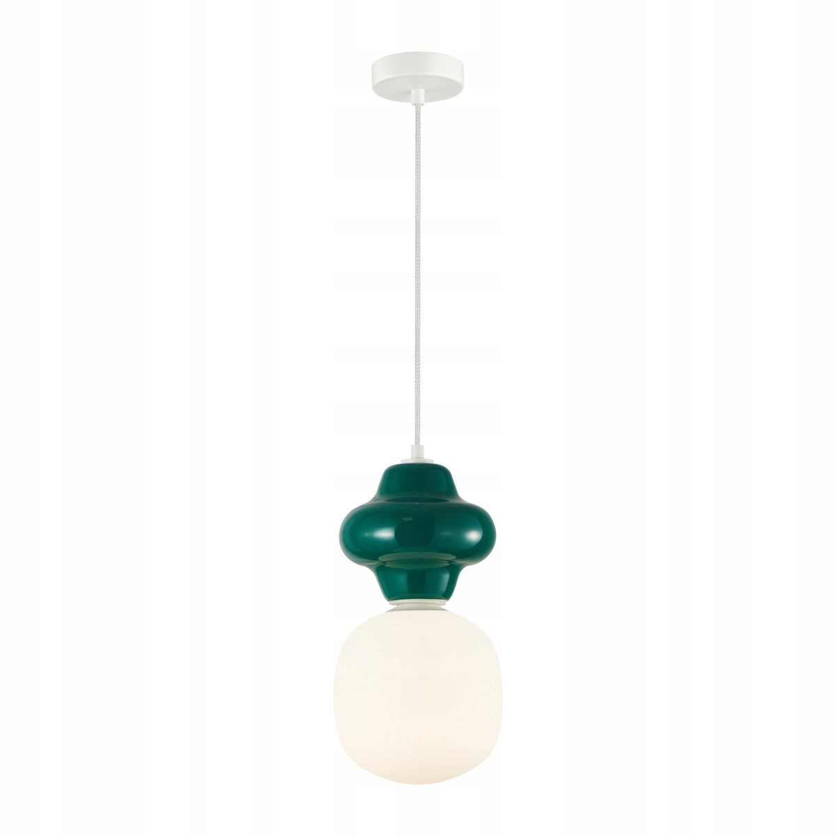 Latera Moderní bílá závěsná lampa Bublina E14 40W IP20