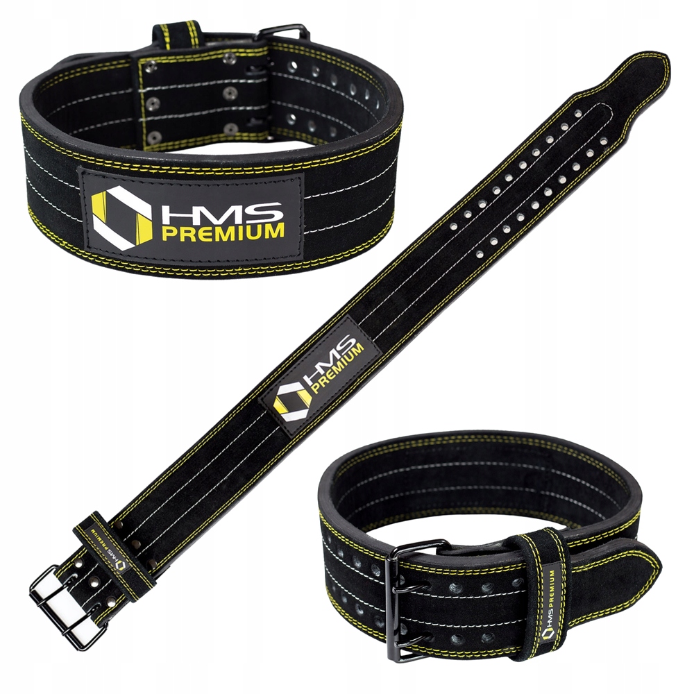 Kulturistický Pás Bederní kožený tréninkový pás pro trénink Hms vel. M