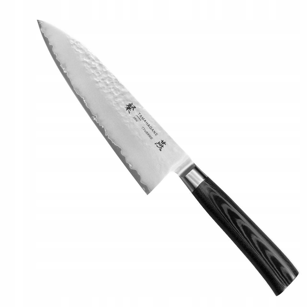 Tamahagane Tsubame Black VG-5 Japonský kuchynský nôž šéfkuchára 61HRC 15 cm