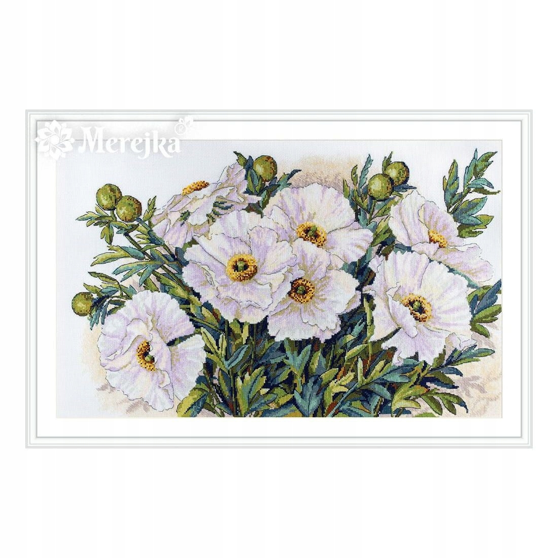 Křížková výšivka počítaná sada (kanva, mulina)