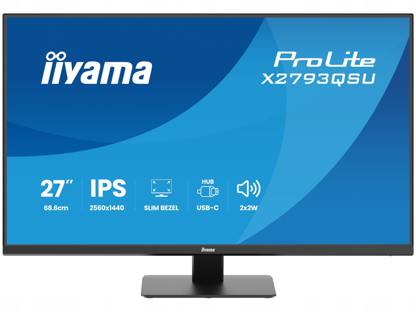 Monitor iiyama ProLite XB2793QSU-B1 27 IPS QHD LED 1ms /HDMI, DP/