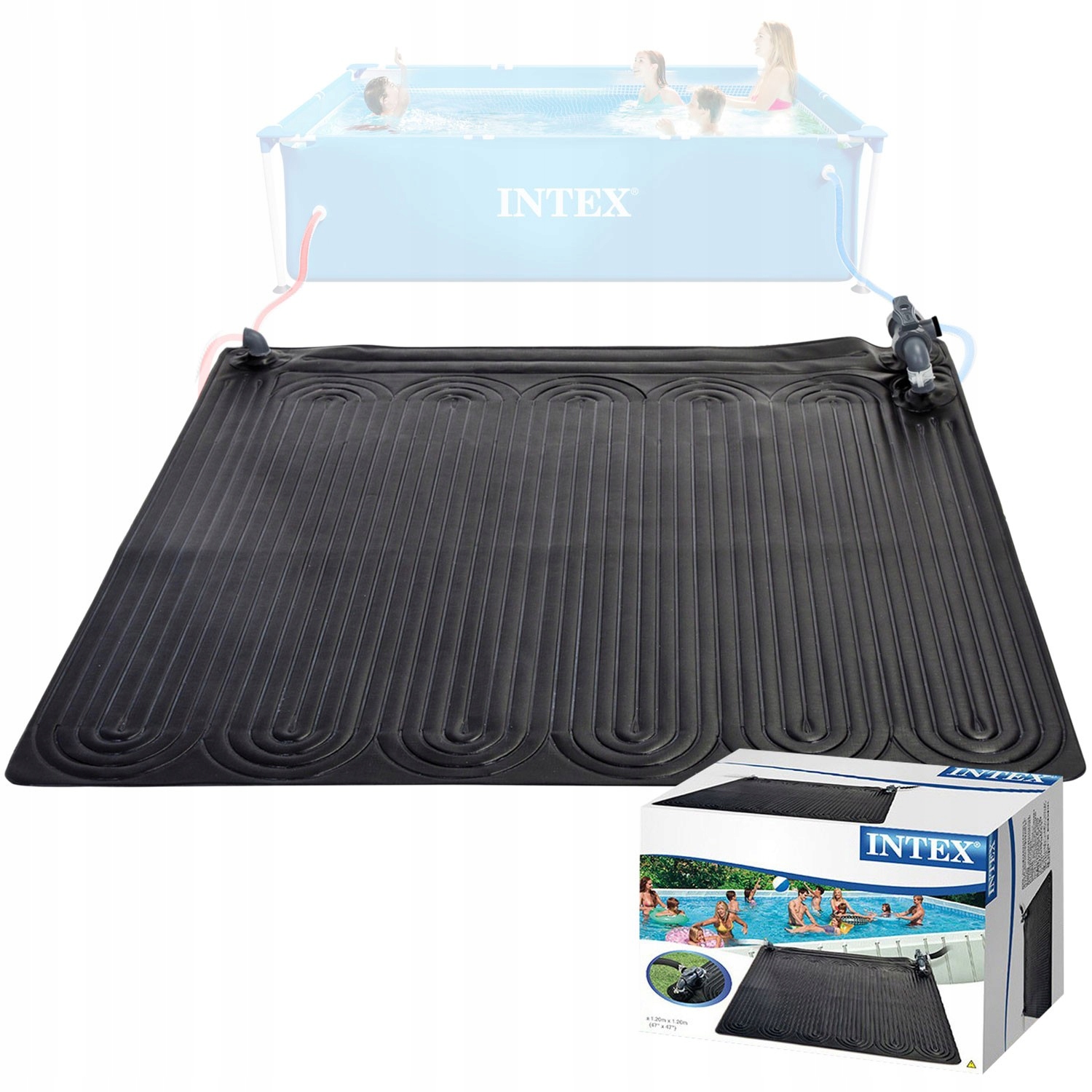 Solární Panel Pro Ohřev Vody Vyhřívací Podložka 120X120 Intex