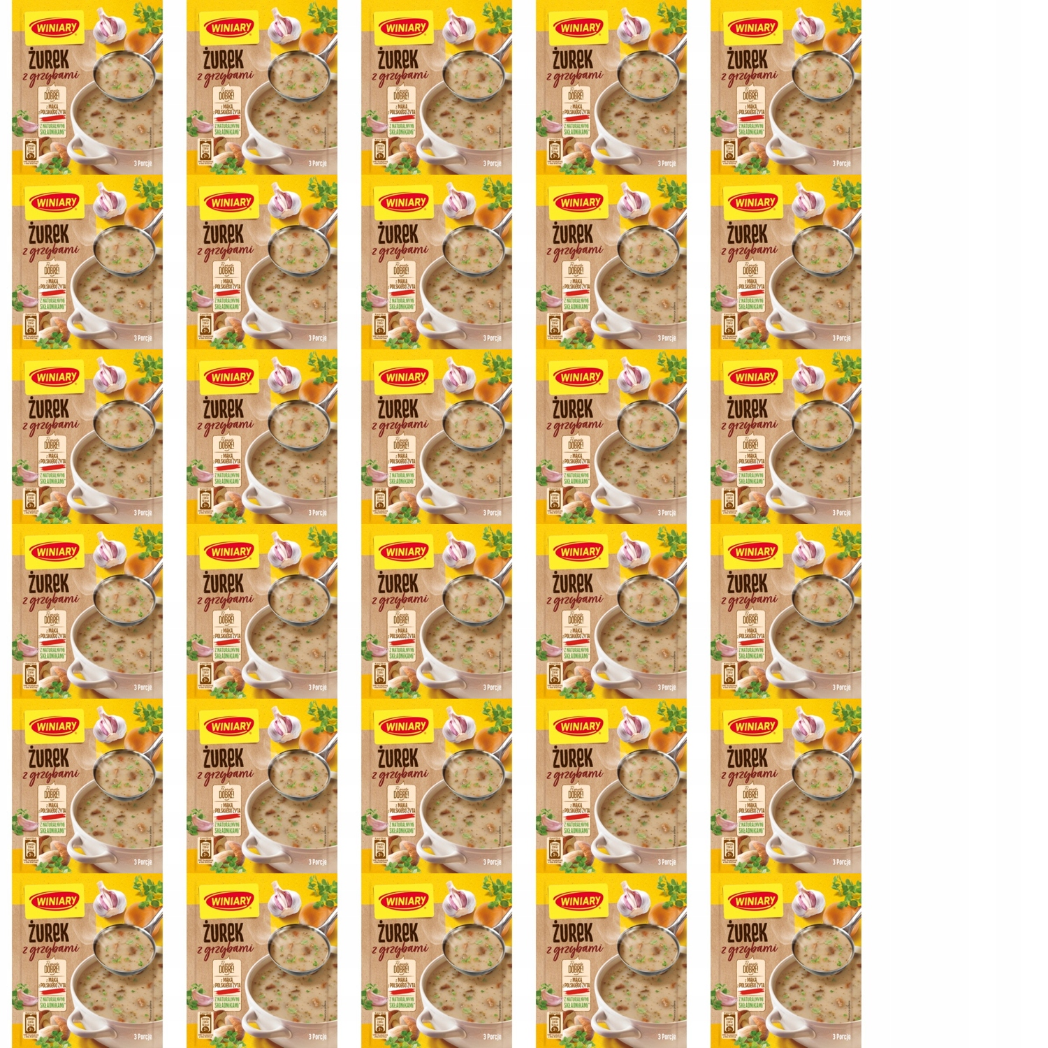30x 49g Winiary żurek z grzybami Karton
