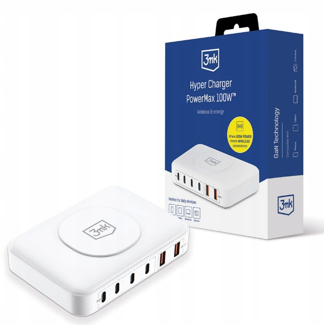 3MK Síťová Nabíječka 100W 3MK Hyper Charger Powermax 100W