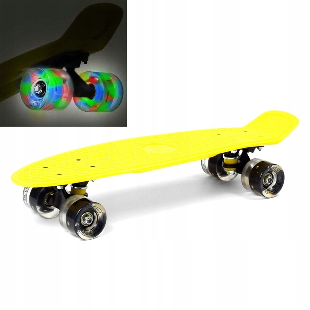 

Fiszka świecąca Smj Led Żółta deskorolka 56cm