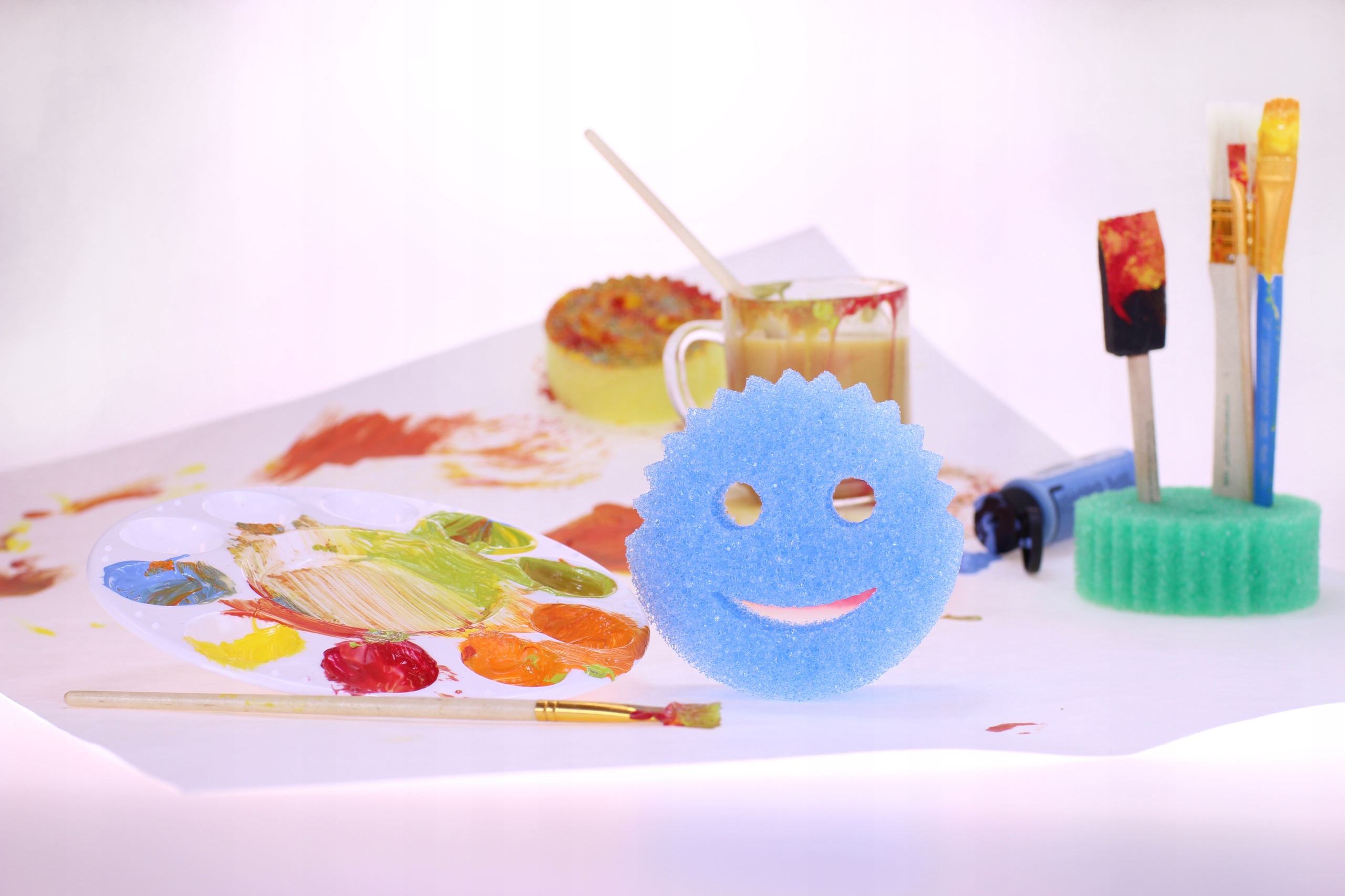 Scrub Daddy Blue - Magiczna Gąbka niebieska 2 sztuki Marka Scrub Daddy