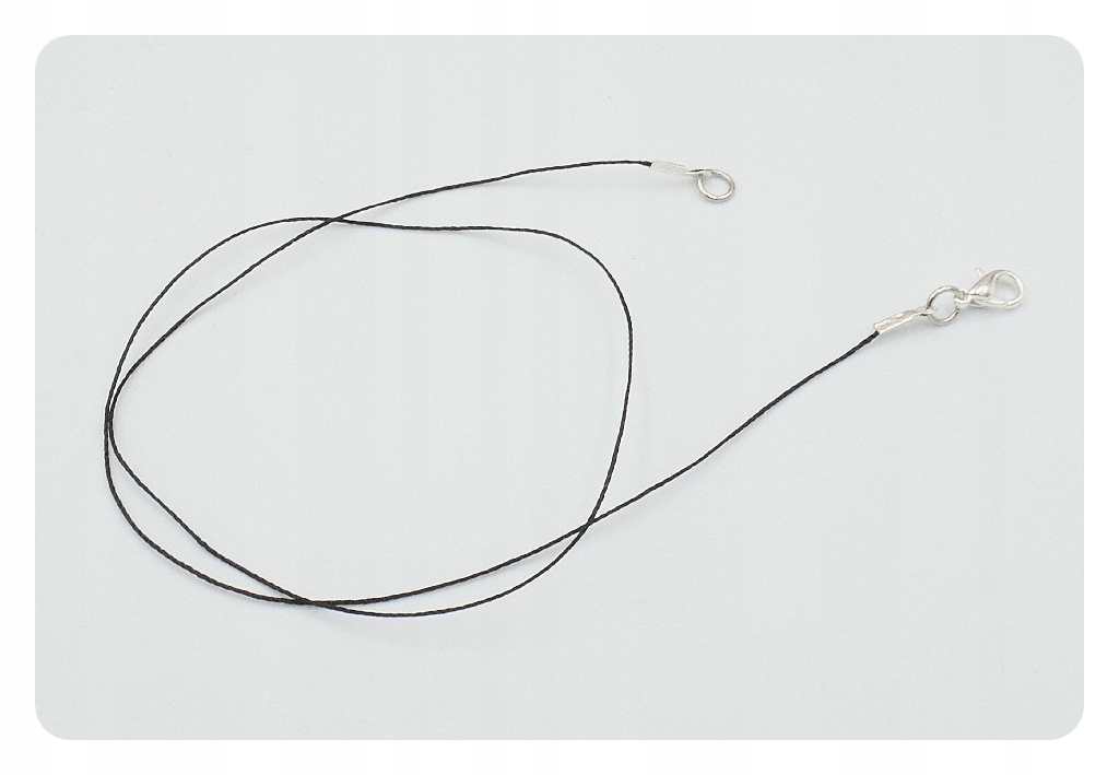 Naszyjnik sznurkowy czarny 0,3 mm Marka Inna marka