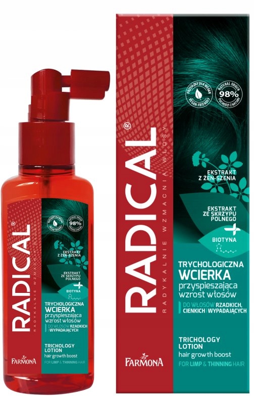 

Radical Wcierka trychologiczna na wzrost włosów