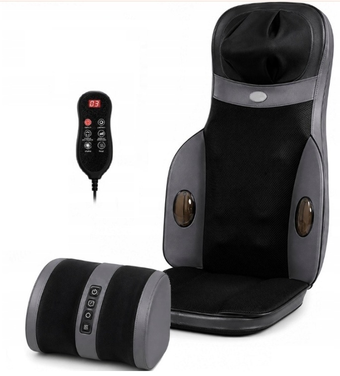 Zestaw Mata masująca Shiatsu Materac Fotel Masujący Masażer Stóp