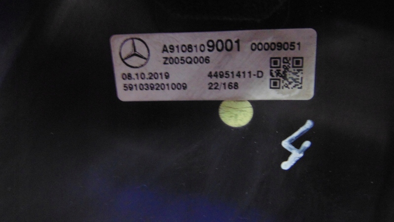 mirror right EUROPA 7 PIN MERCEDES SPRINTER A910 A907 18-25R