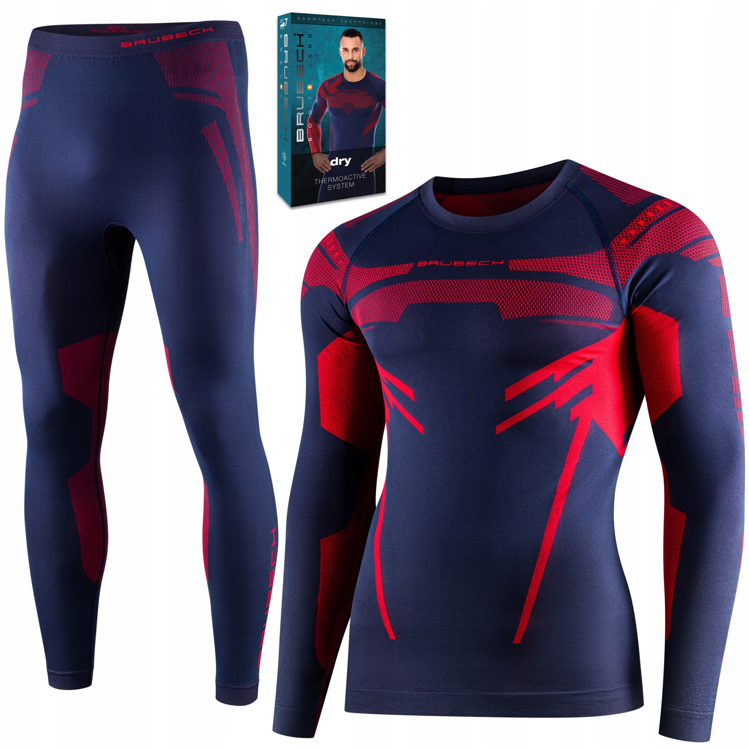 Pánské Termoaktivní Spodní Prádlo Brubeck Dry termo komplet XXL