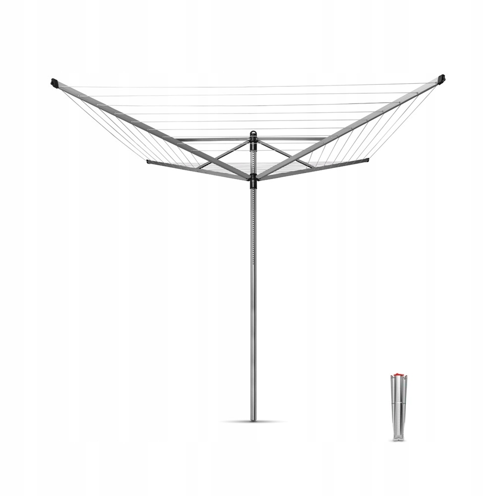 Brabantia Lift-O-Matic Suszarka ogrodowa 50 m Mocowanie do gruntu