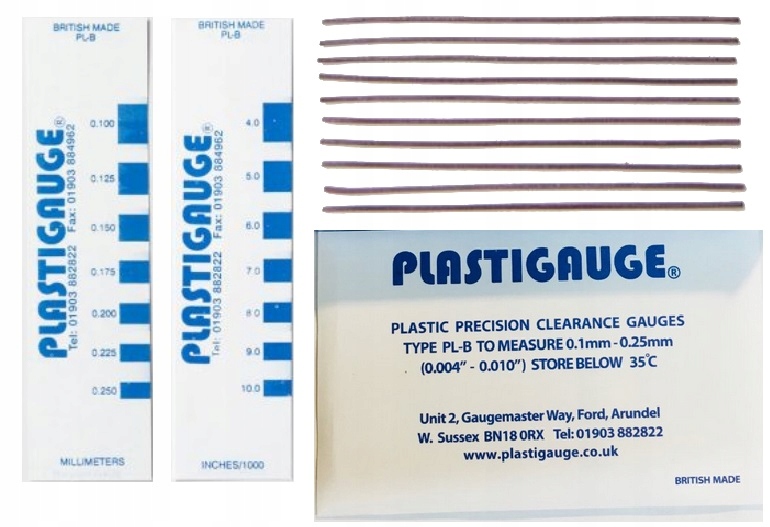 PASKI POMIAROWE LUZU SILNIKA TUNING PLASTIGAUGE LB