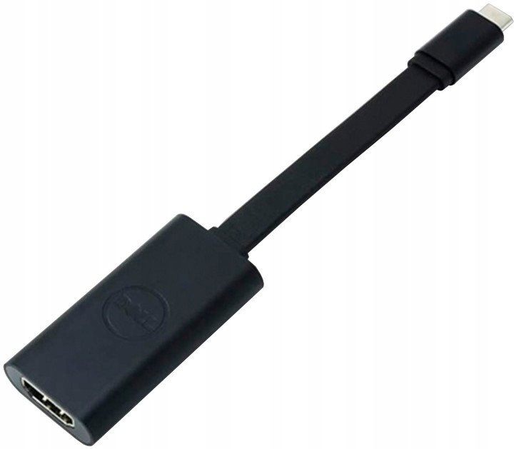 DELL DBQAUBC064 adapter kablowy USB Type-C HDMI Czarny