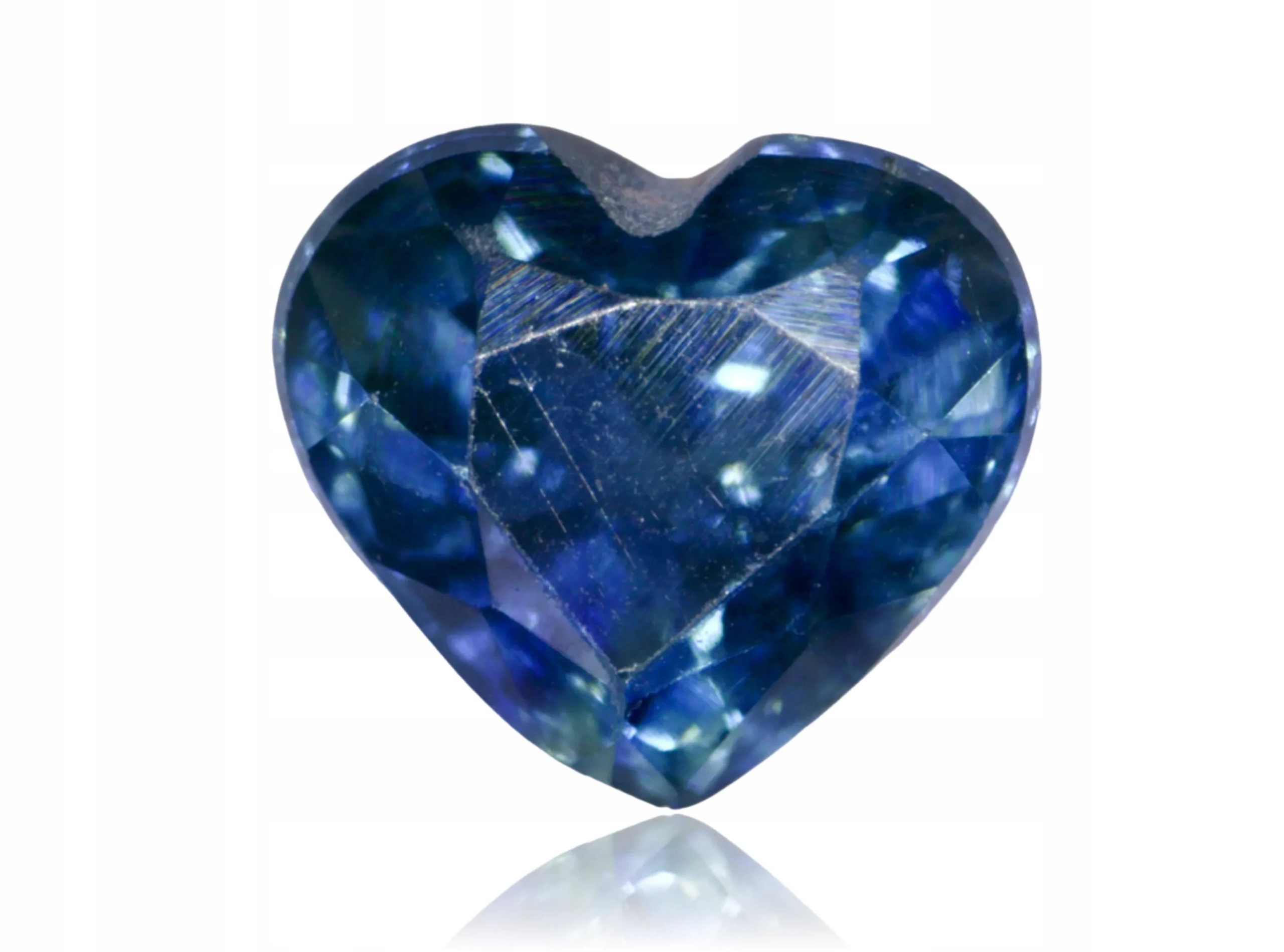 Safír 0.69ct Modré Srdce eCertifikát Wbd