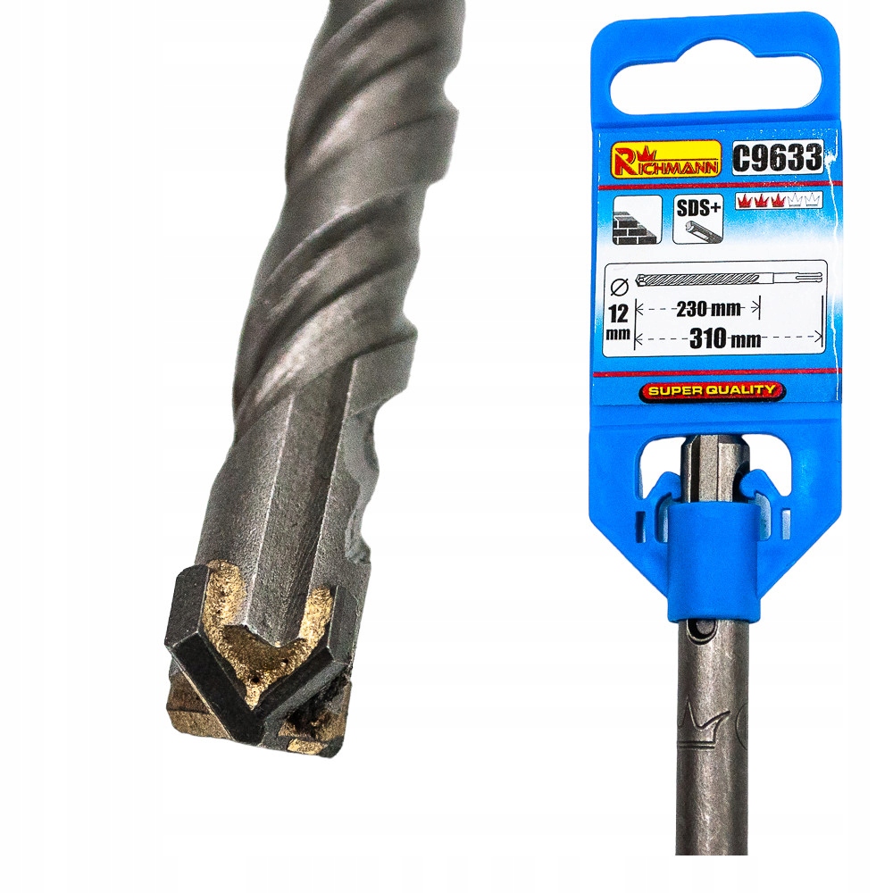 

Wiertło Do Muru Betonu fi 12x310 mm Sds-plus Widia