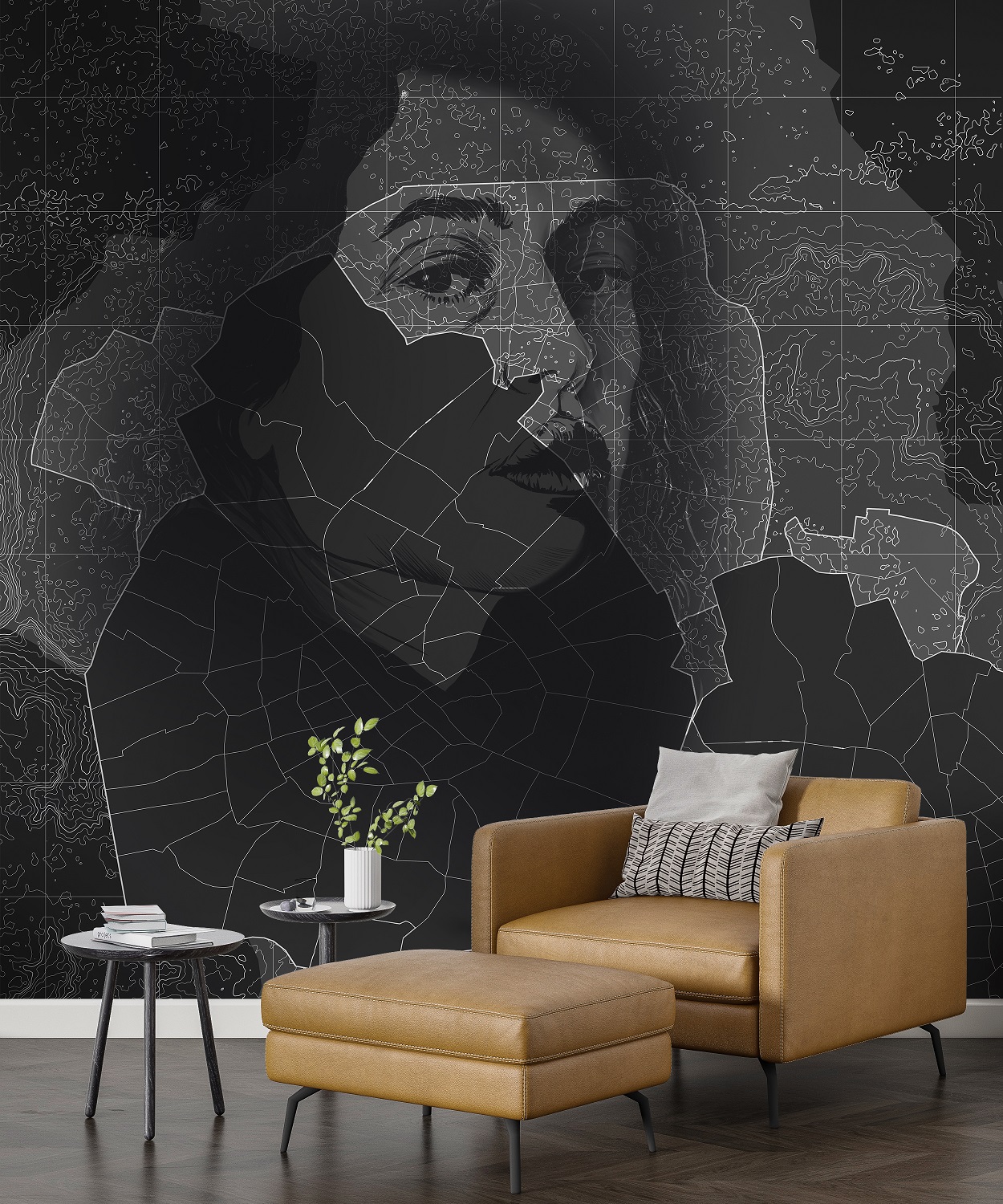 Fototapeta Žena v čiernej farbe 300x250 štruktúra 350g