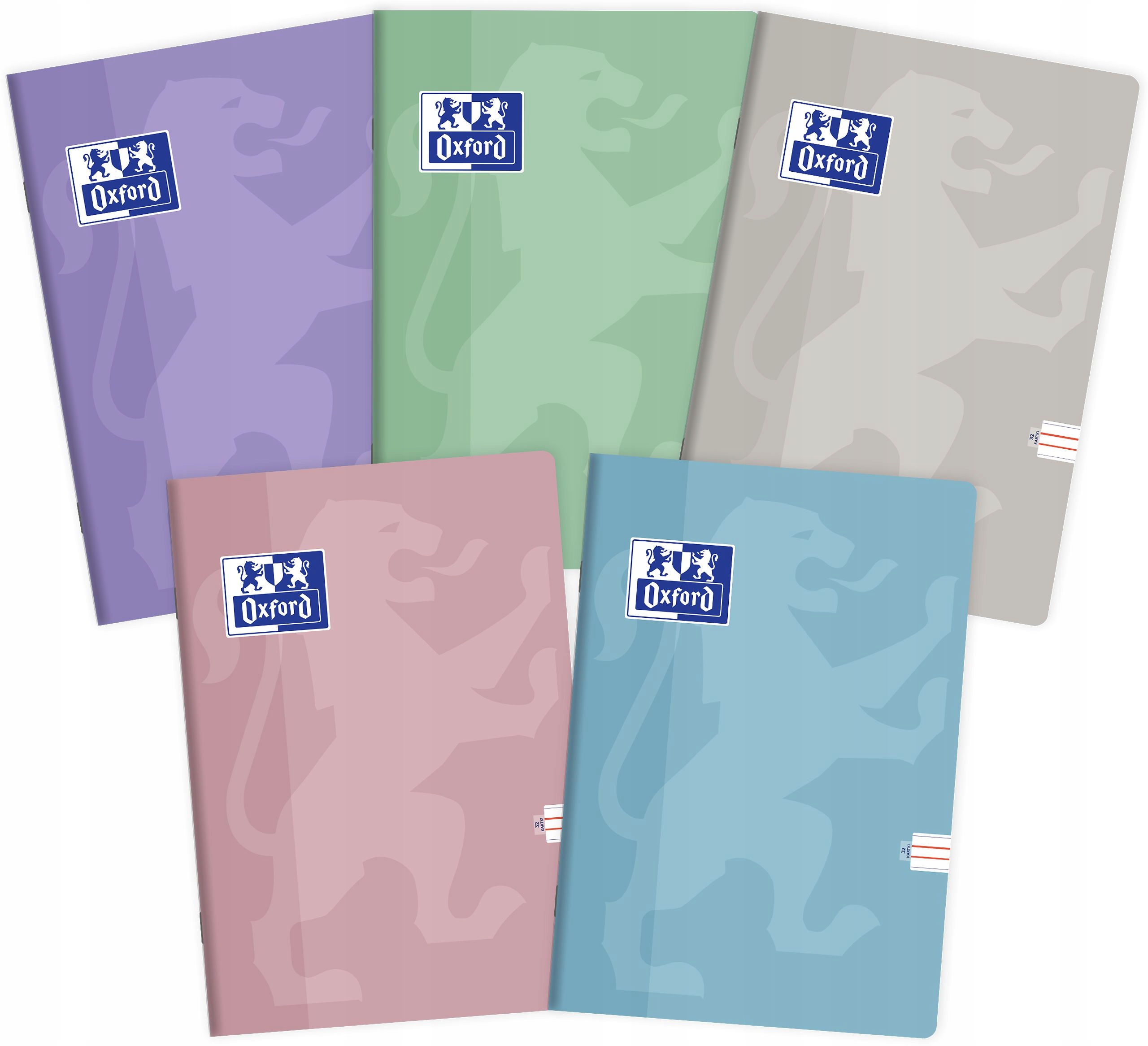 ZESZYT A5/32K LINIA KOL OXF TOUCH PASTEL 400175319