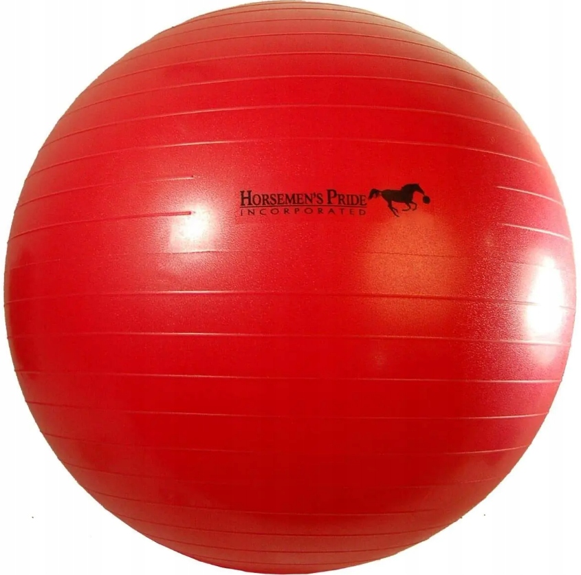 Piłka dla konia Jolly Mega Ball, 25 cali 63 CM CZERWONA